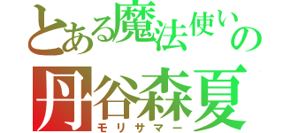 とある魔法使いの丹谷森夏（モリサマー）