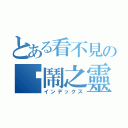 とある看不見の吵鬧之靈（インデックス）