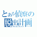 とある偵察の脱出計画（プリズンブレイク）