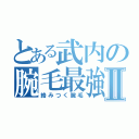 とある武内の腕毛最強Ⅱ（絡みつく腕毛）