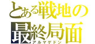 とある戦地の最終局面（アルマゲドン）