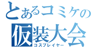 とあるコミケの仮装大会（コスプレイヤー）