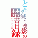 とある滅絕魂影の禁書目録（インデックス）