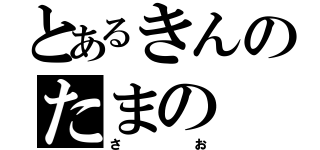 とあるきんのたまの（さお）