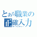 とある職業の正確入力（キーパンチャー）