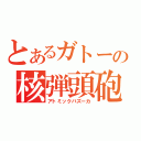 とあるガトーの核弾頭砲（アトミックバズーカ）