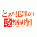 とある犯罪の攻撃制御（コンサルティング）