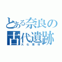 とある奈良の古代遺跡（大仏憲信）