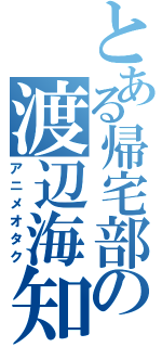 とある帰宅部の渡辺海知（アニメオタク）