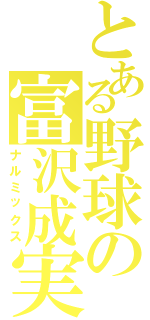 とある野球の富沢成実Ⅱ（ナルミックス）