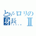 とあるロリの身長Ⅱ（１２０ｃｍ）