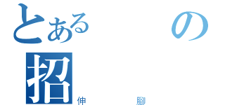 とある凜凜の招車（伸腳）