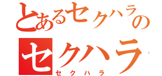 とあるセクハラのセクハラ（セクハラ）