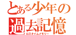 とある少年の過去記憶（ロスタイムメモリー）