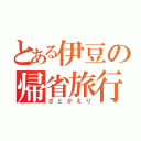 とある伊豆の帰省旅行（さとがえり）