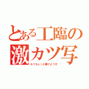 とある工臨の激カツ写真（もうちょっと開けようぜ）