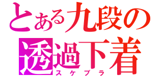 とある九段の透過下着（スケブラ）