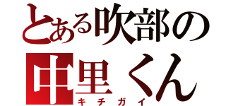 とある吹部の中里くん（キチガイ）