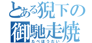 とある猊下の御馳走焼肉（たべほうだい）