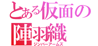 とある仮面の陣羽織（ジンバーアームズ）