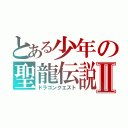 とある少年の聖龍伝説Ⅱ（ドラゴンクエスト）