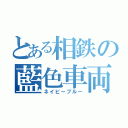 とある相鉄の藍色車両（ネイビーブルー）