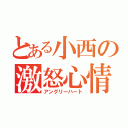 とある小西の激怒心情（アングリーハート）