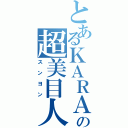 とあるＫＡＲＡの超美目人（スンヨン）