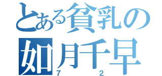 とある貧乳の如月千早（７２）