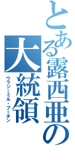 とある露西亜の大統領（ウラジーミル・プーチン）