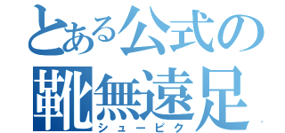 とある公式の靴無遠足（シューピク）