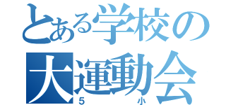 とある学校の大運動会（５小）