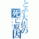 とある大佐の死亡原因（バルス！）