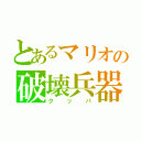 とあるマリオの破壊兵器（クッパ）