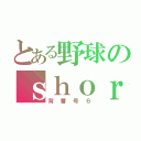 とある野球のｓｈｏｒｔｓｔｏｐ（背番号６）