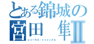 とある錦城の宮田 隼Ⅱ（シソーラス・トゥインクル）