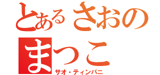 とあるさおのまつこ（サオ・ティンパニ）