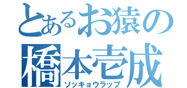 とあるお猿の橋本壱成（ソッキョウラップ）