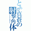 とある真蒼の射撃角体（シュタインズガンナー）