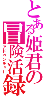 とある姫君の冒険活録（アドベンチャー）