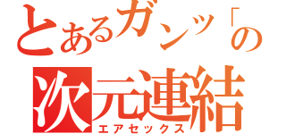 とあるガンツ「の次元連結（エアセックス）