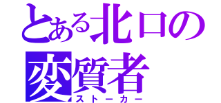 とある北口の変質者（ストーカー）