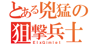 とある兇猛の狙撃兵士（ＥＩｘＧｉｍｌｅｔ）