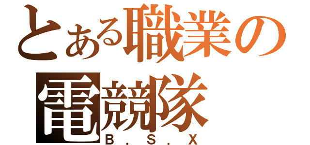 とある職業の電競隊（Ｂ．Ｓ．Ｘ）