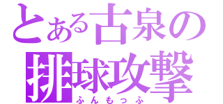 とある古泉の排球攻撃（ふんもっふ）