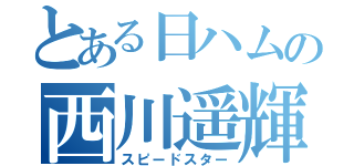 とある日ハムの西川遥輝（スピードスター）