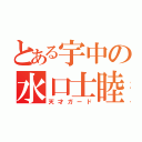 とある宇中の水口士睦 （天才ガード）