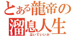 とある龍帝の溜息人生（ 泣いていいか）