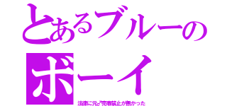 とあるブルーのボーイ（法律に元♂売春禁止が無かった）