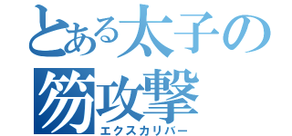 とある太子の笏攻撃（エクスカリバー）